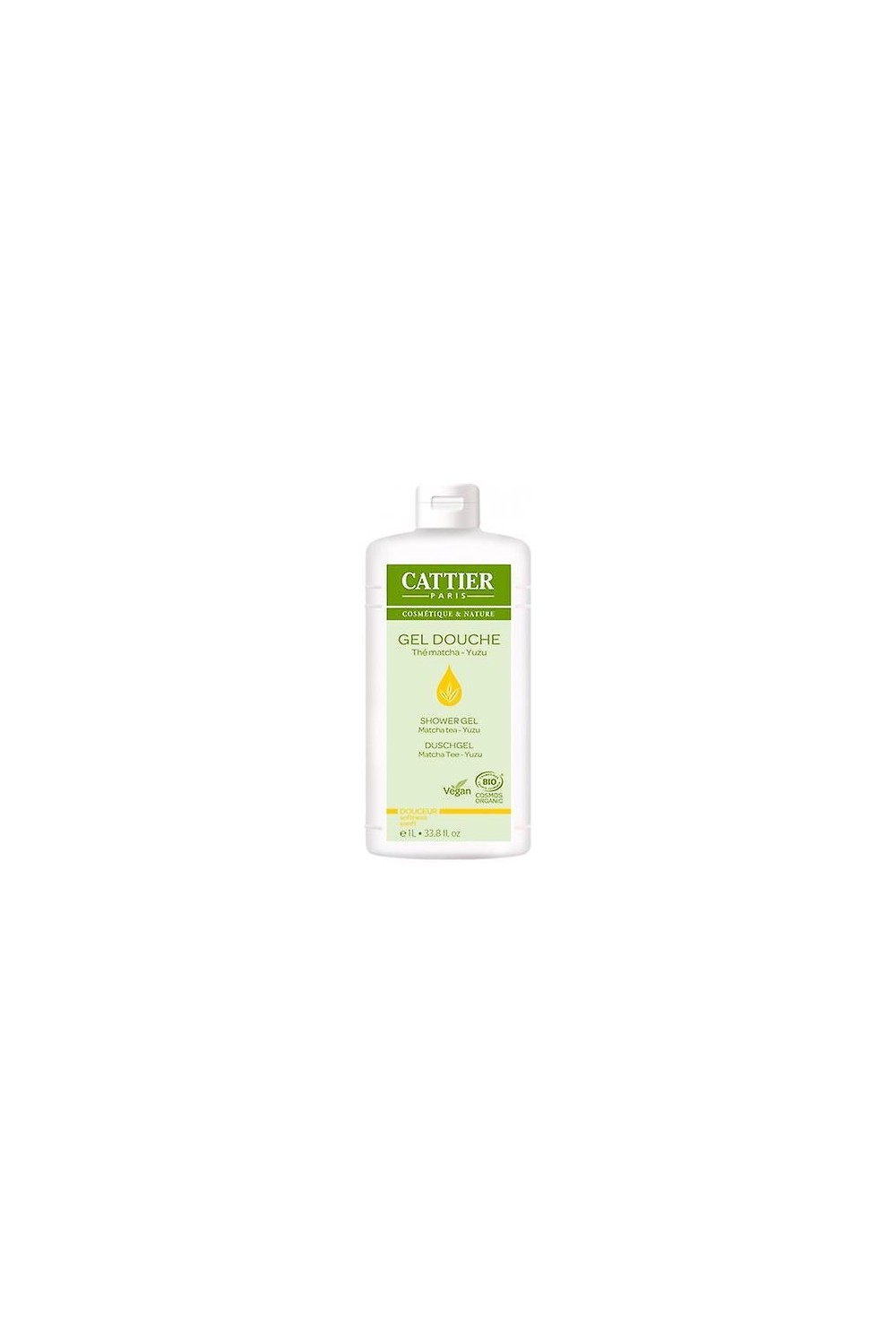 Cattier Paris Cattier Gel Ducha Suave Te Matcha 1l