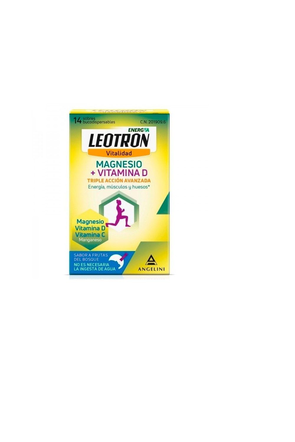 Leotron Vitality Magnesium + Vitamin D 14 Envelopes