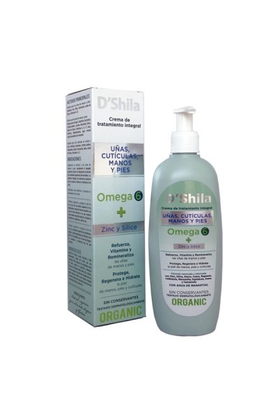 Shila Crema Manos Uñas Cuticulas y Pies Omega 6 250ml