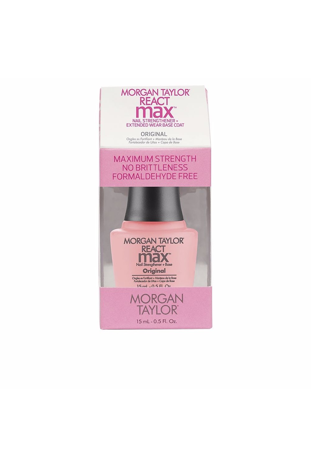 Morgan Taylor React Max Original Nail Strengthener Base 15ml