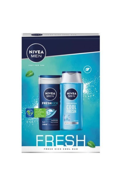 Nivea Men Freshkick Shower Gel 250ml Set 2 Pieces