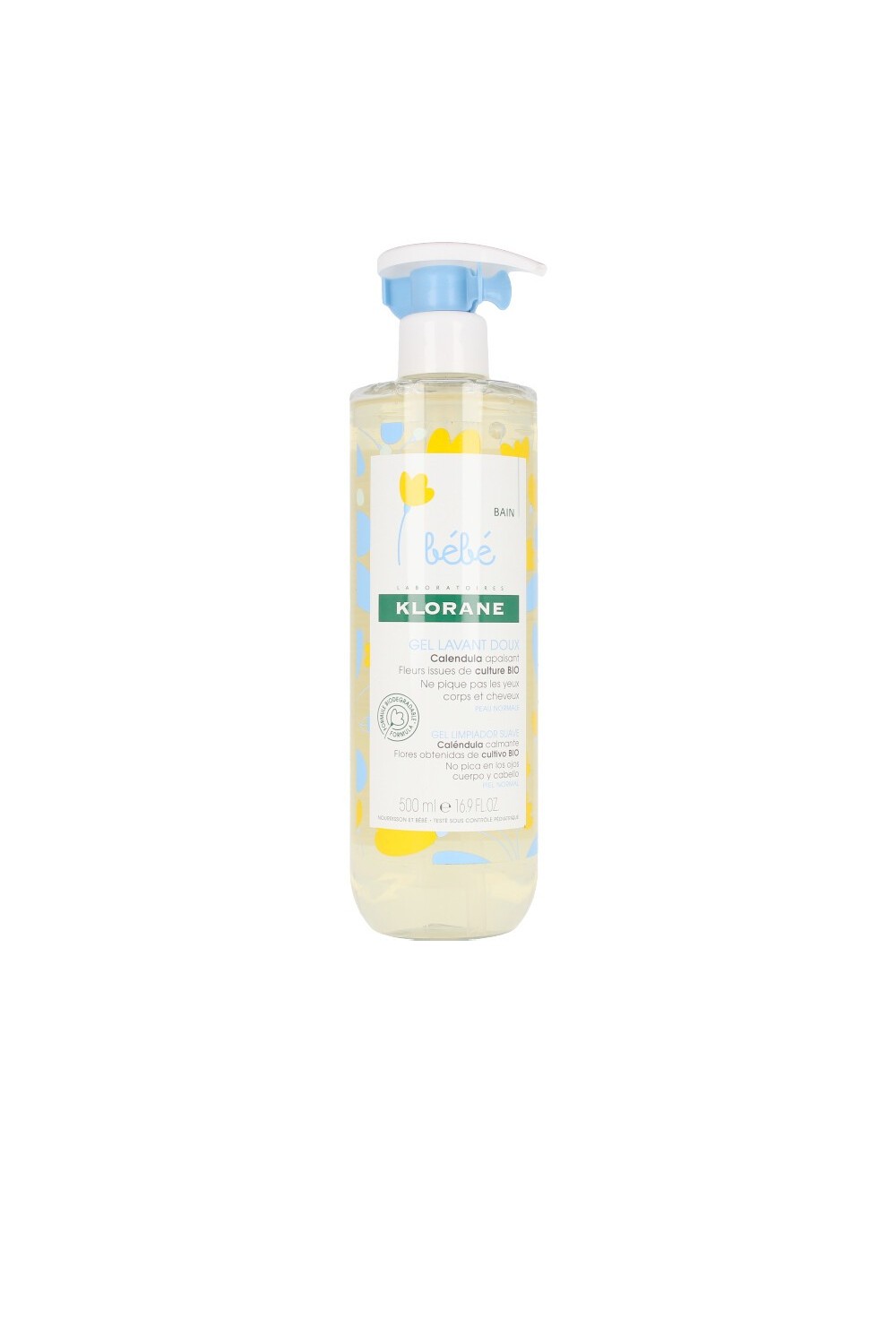 Klorane Bebé Gentle Cleansing Gel Soothing Calendula 500ml