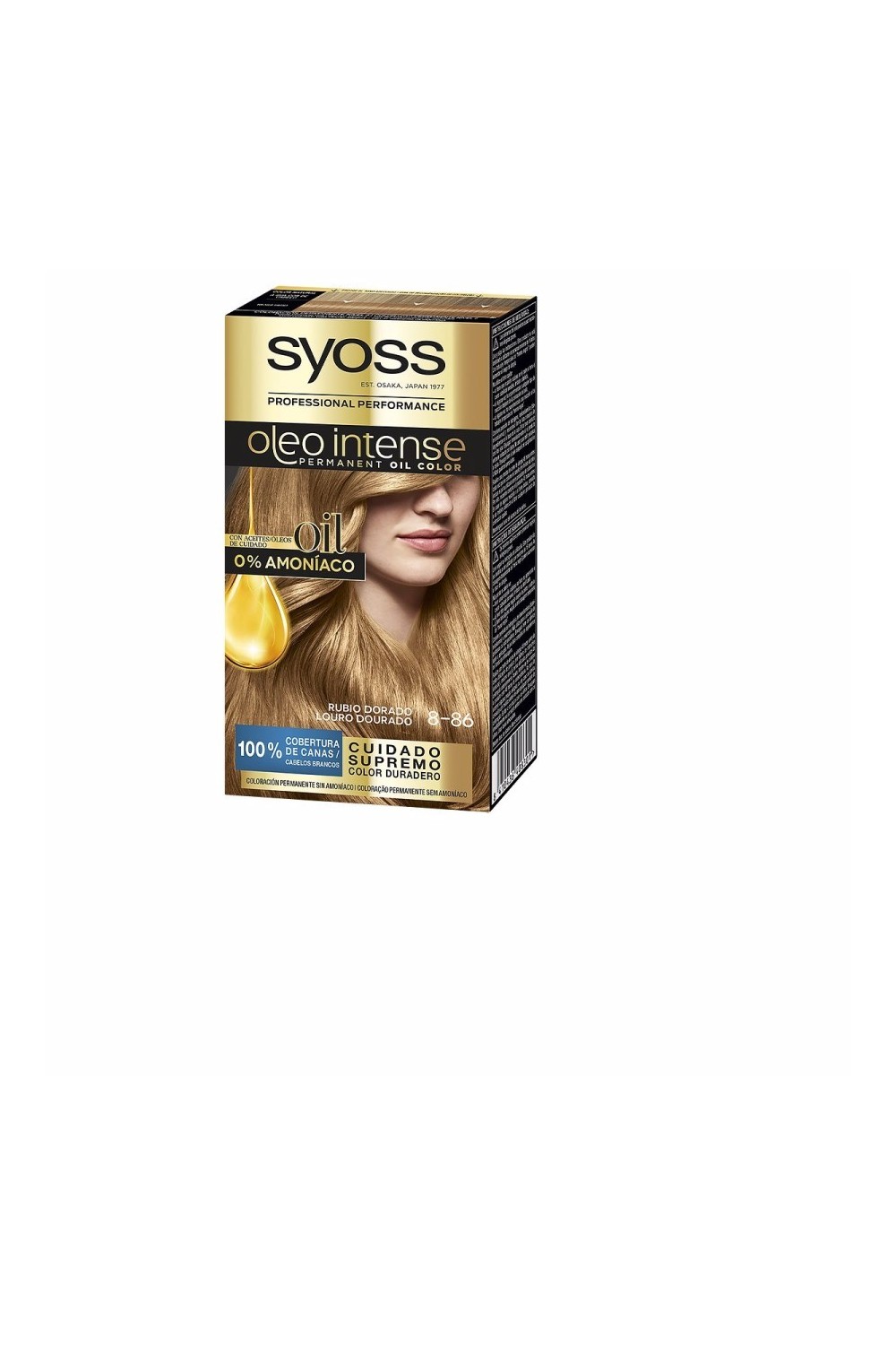 Syoss Olio Intense Tinte Sin Amoniaco 8,86-Rubio Dorado 5 U