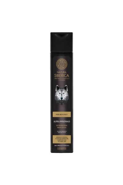 Natura Siberica Alpha Wolfmale Invigorating Shower Gel 250ml