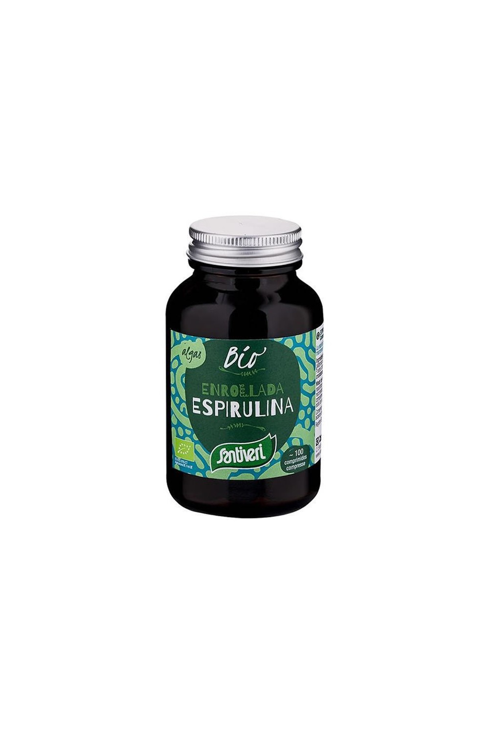 Santiveri Organic Spirulina Algae 100 Tablets