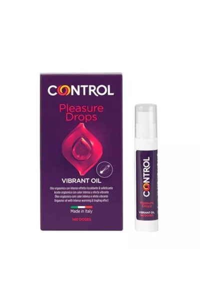 Control Pleasure Drops Vibrant Oil 10ml