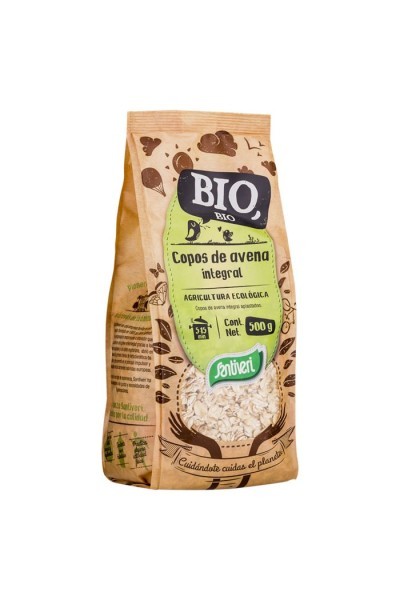 Santiveri Organic Wholemeal Oat Flakes Bag 500g