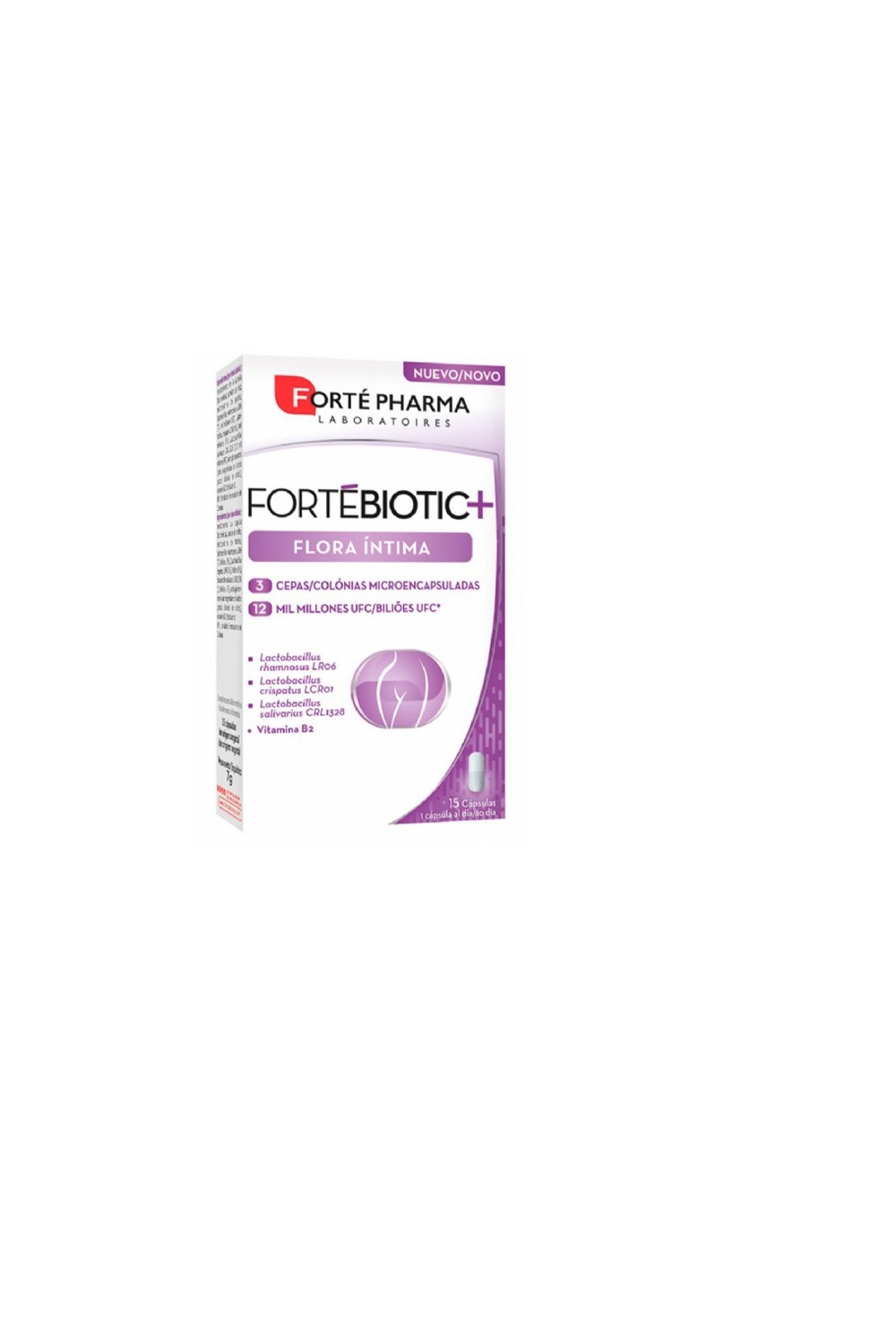 FORTÉ PHARMA - Forté Pharma Fortebiotic+ Flora Intima 15 Capsules