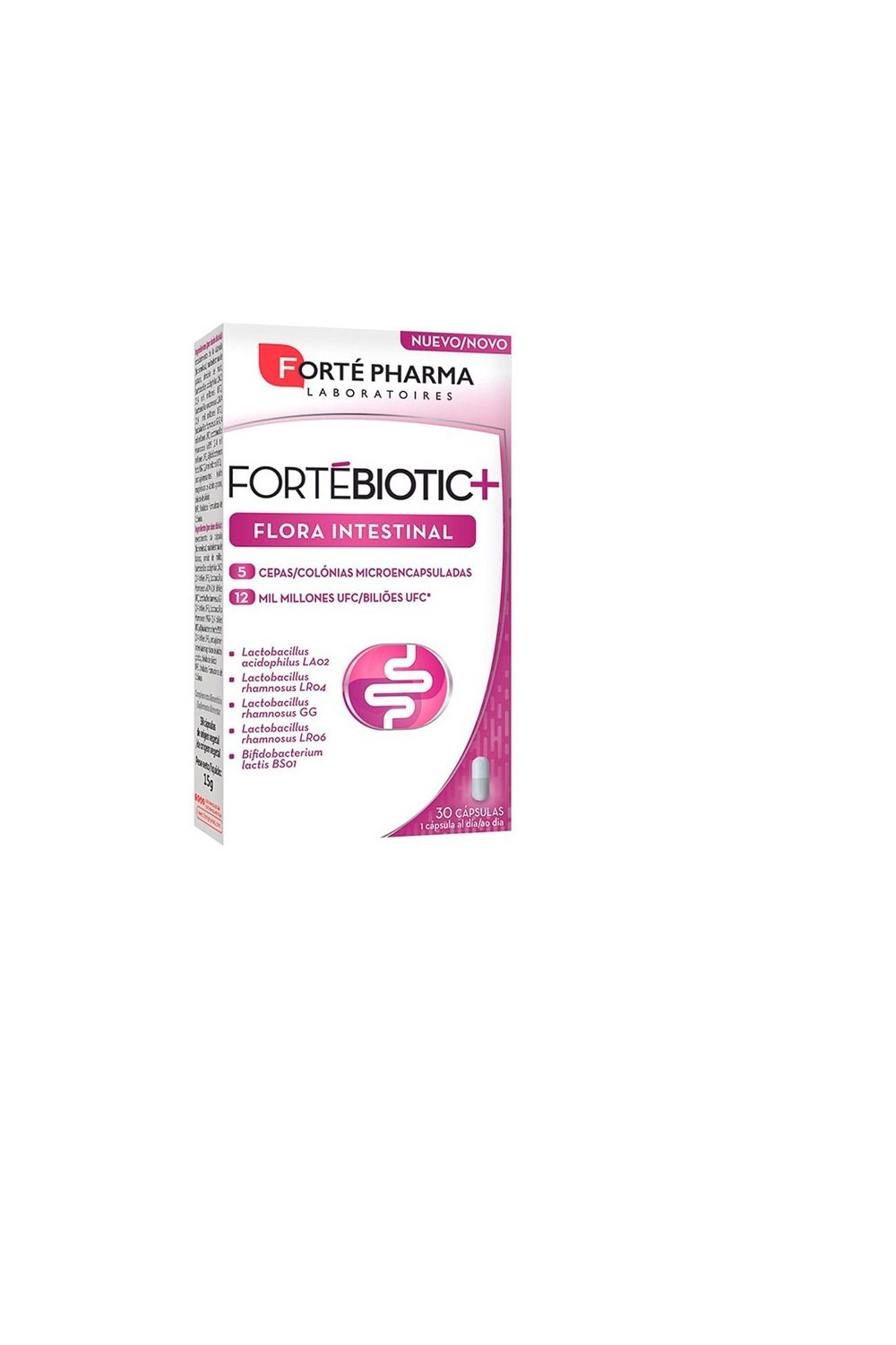 FORTÉ PHARMA - Forté Pharma Fortebiotic+ Intestinal Flora 30 Capsules