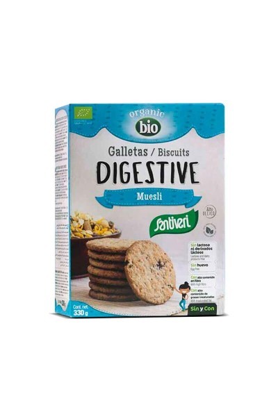 Santiveri Digestive Muesli Bio Biscuits 330g