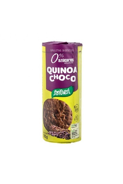 Santiveri Digestive Quinoa Chocolate Digestive Biscuits 175g