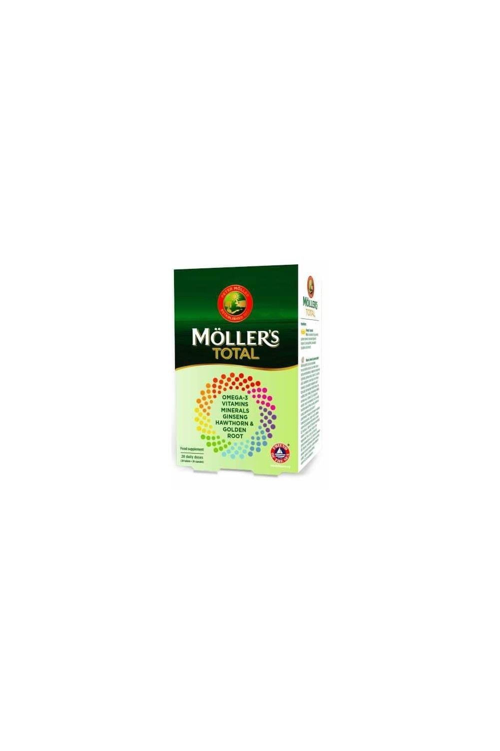 MOLLER´S - Möller's Total Multivitamins + Omega-3 (28 Tablets + 28 Pearls)