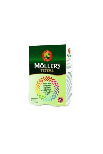 MOLLER´S - Möller's Total Multivitamins + Omega-3 (28 Tablets + 28 Pearls)