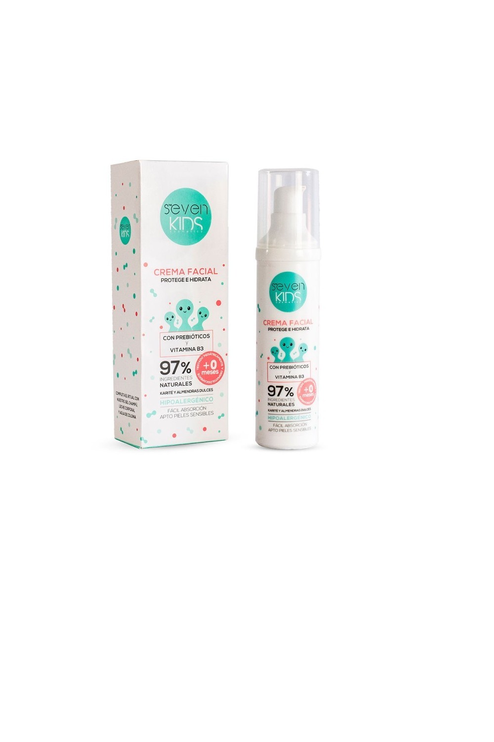 Schwarzkopf Seven Kids Cr Facial 50 Prebioticos y B3