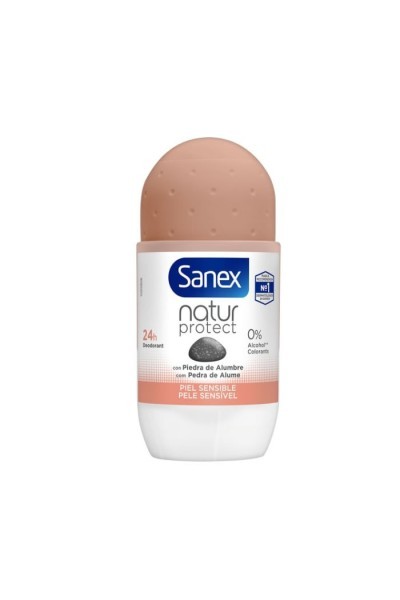 Sanex Deodorant Natur Protect Sensitive Skin 24h 0% Alcohol 50ml
