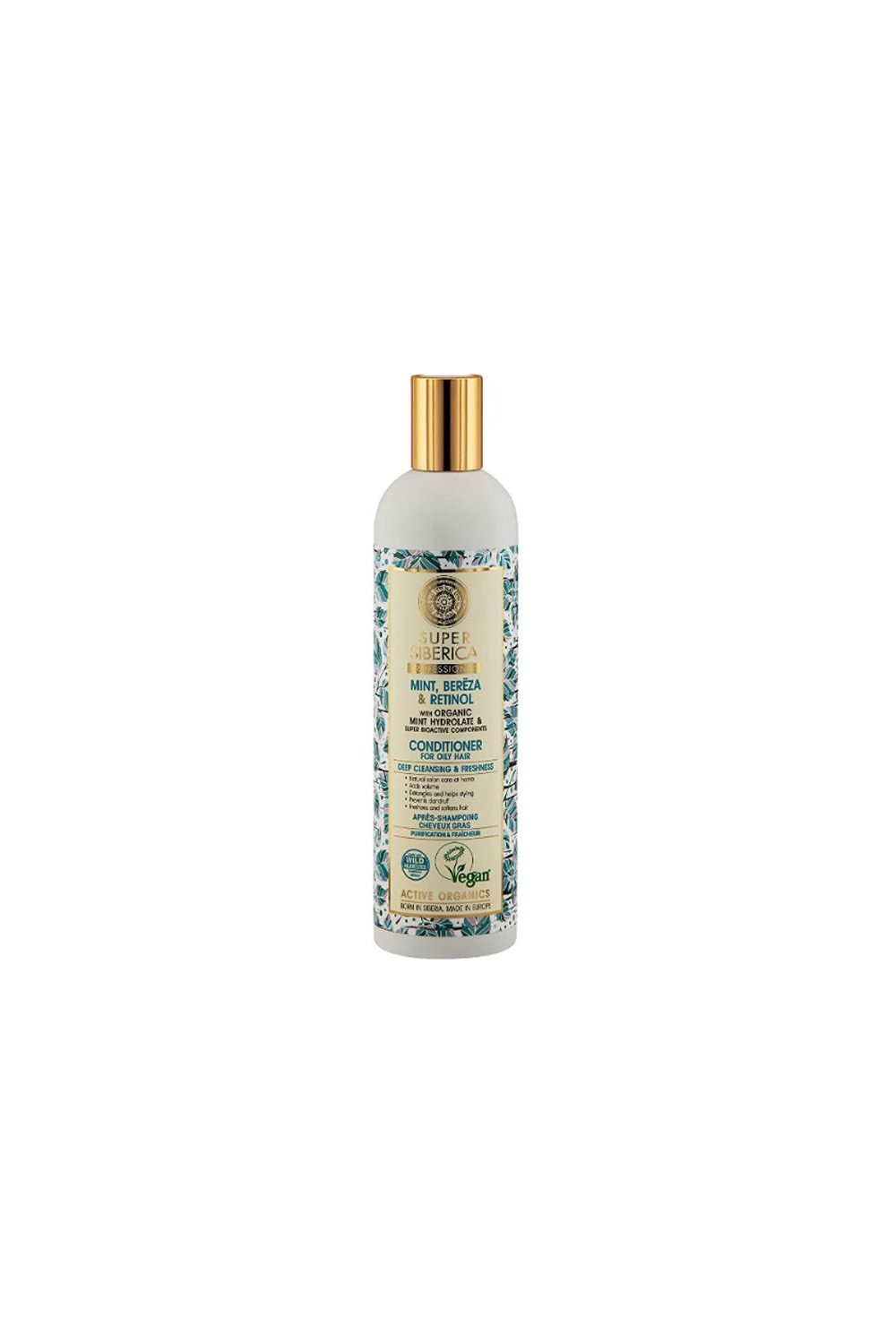 Natura Siberica Hair Conditioner Deep Cleansing And Freshness 400ml