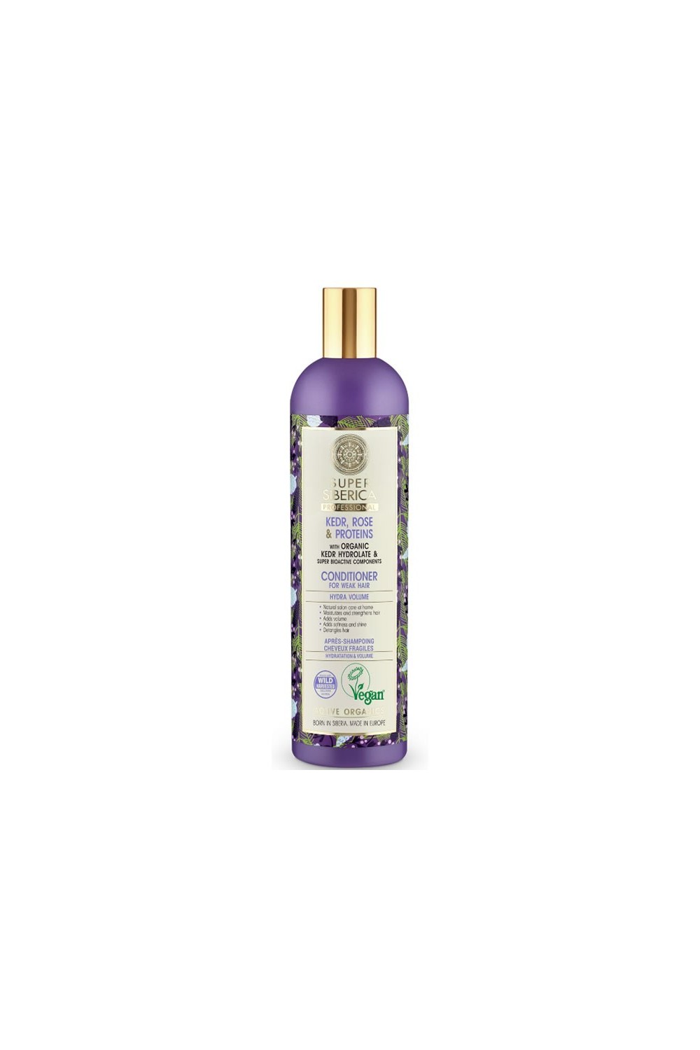 Natura Siberica Hair Conditioner Hydra Volume 400ml