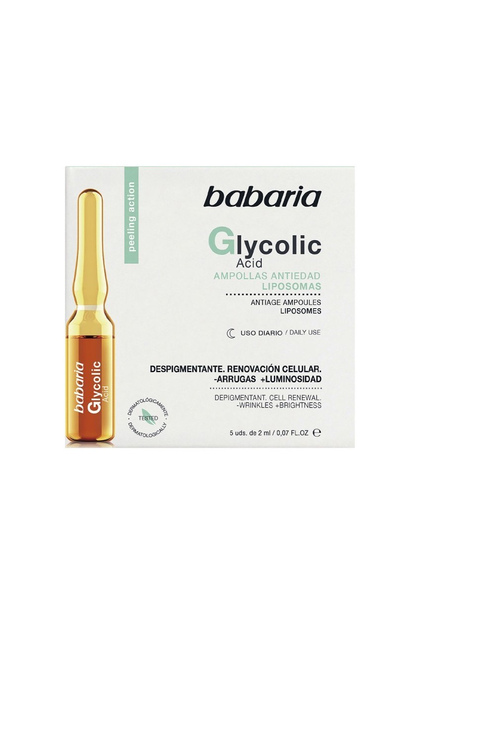 Babaria Glycolic Acid Cell Renewal Ampoules 5 X 2ml
