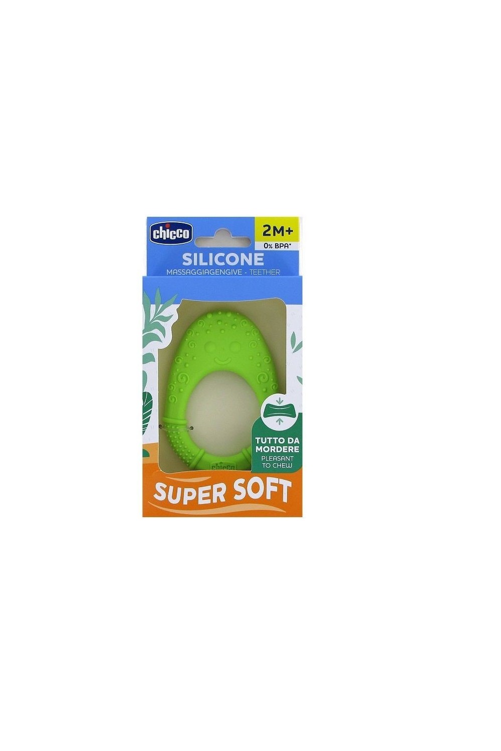 Chicco Supersoft Avocado Teether 2M+