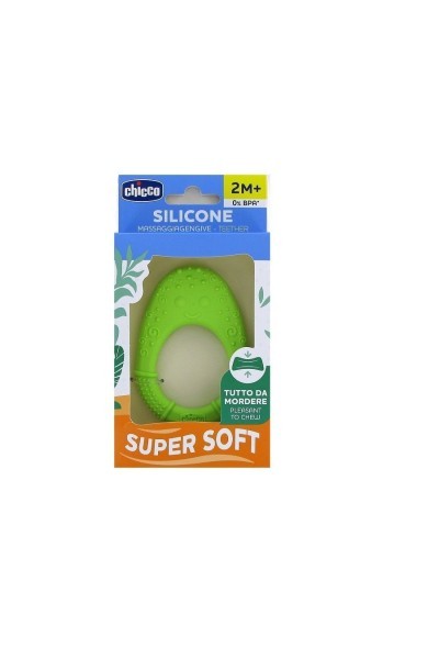 Chicco Supersoft Avocado Teether 2M+