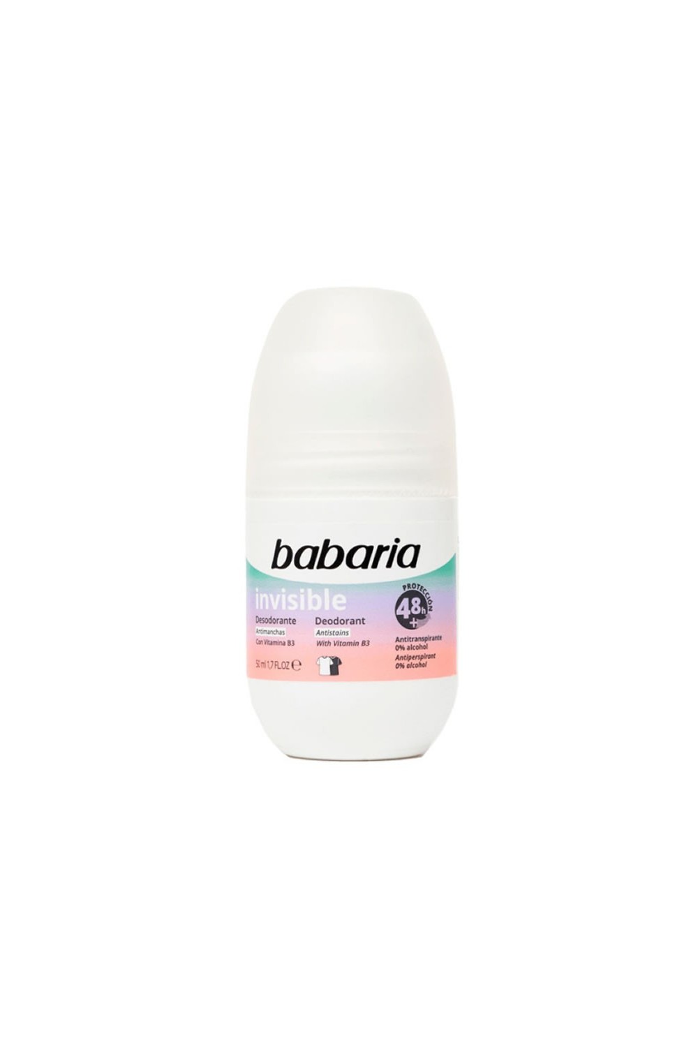 Babaria Invisible Deodorant Roll On 50ml