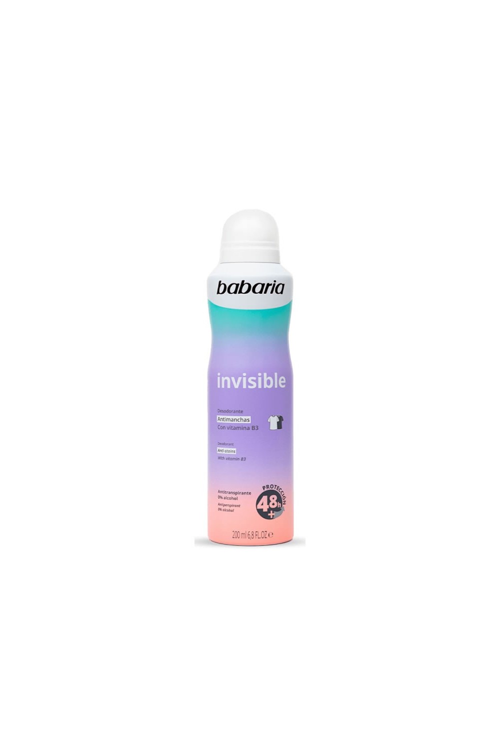 Babaria Invisible Deodorant Spray 200ml