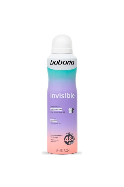 Babaria Invisible Deodorant Spray 200ml