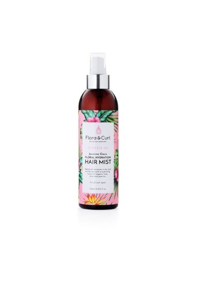 Flora and Curl Hydrate Me Jasmine Oasis Hydrating Hair Mist 250ml