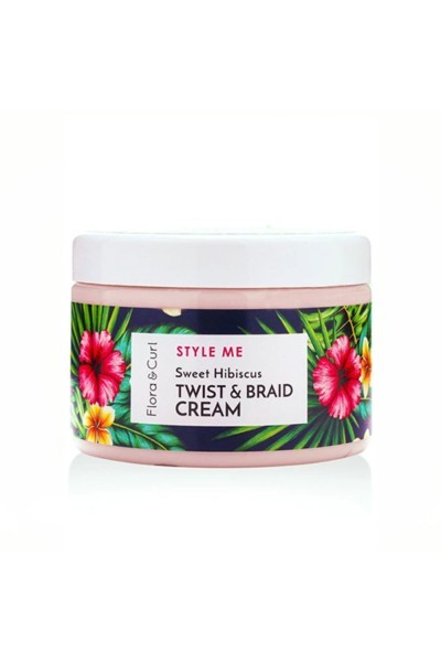 Flora and Curl Style Me Sweet Hibiscus Twist y Braid Cream 300ml
