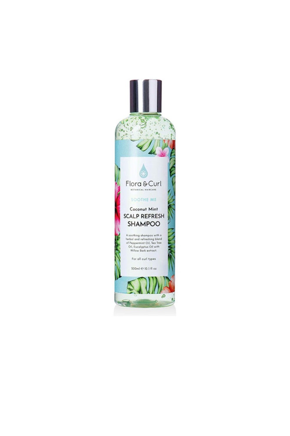 Flora and Curl Soothe Me Coconut Mint Scalp Refresh Shampoo 300ml