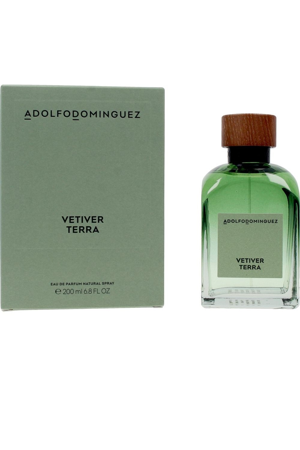 Adolfo Dominguez Vetiver Terra Eau De Perfume Spray 200ml