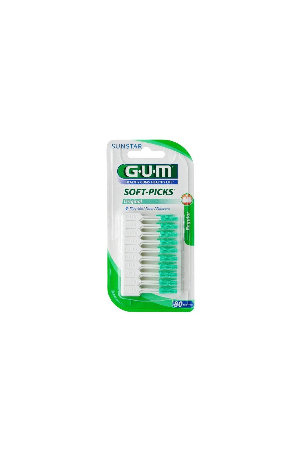 Sunstar Gum Soft-Picks Original With Regular Fluoride 80 Units