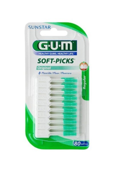 Sunstar Gum Soft-Picks Original With Regular Fluoride 80 Units