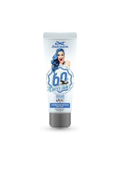 Hairgum Sixty's Color Hair Color Flash Blue