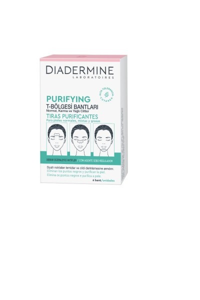 Diadermine Purifying Strips Normal Combination Skin 6 Units