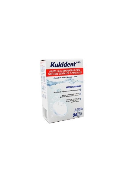 Kukident Prosthesis Cleaning Tablets 54 Units
