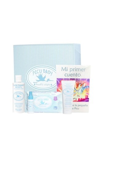 Picu Baby Infantil Caja Rayas Azul New Lote 5 Piezas
