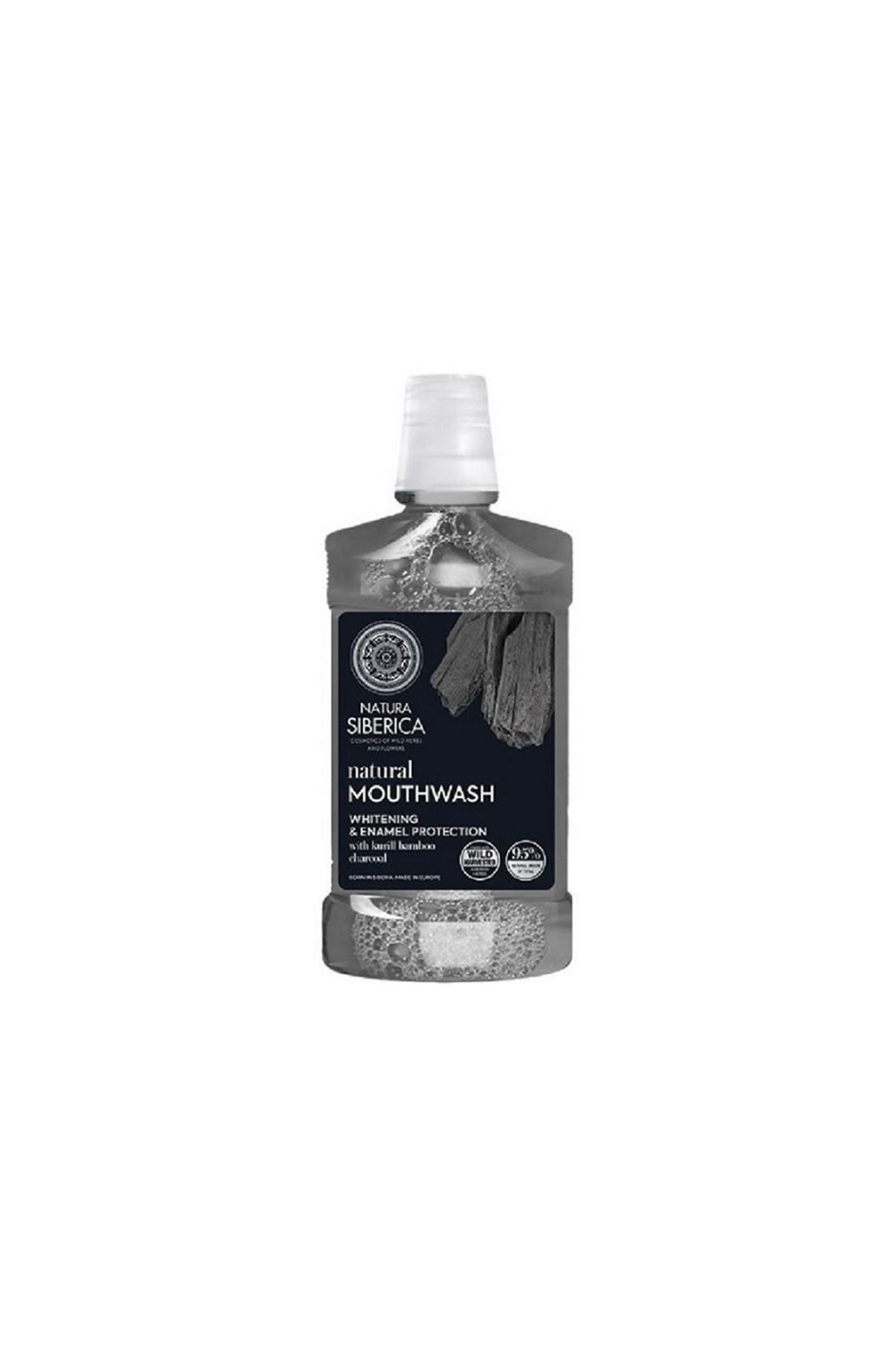 Natura Siberica Natural Mouthwash with Bamboo Charcoal 520ml