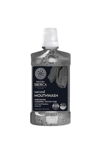 Natura Siberica Natural Mouthwash with Bamboo Charcoal 520ml