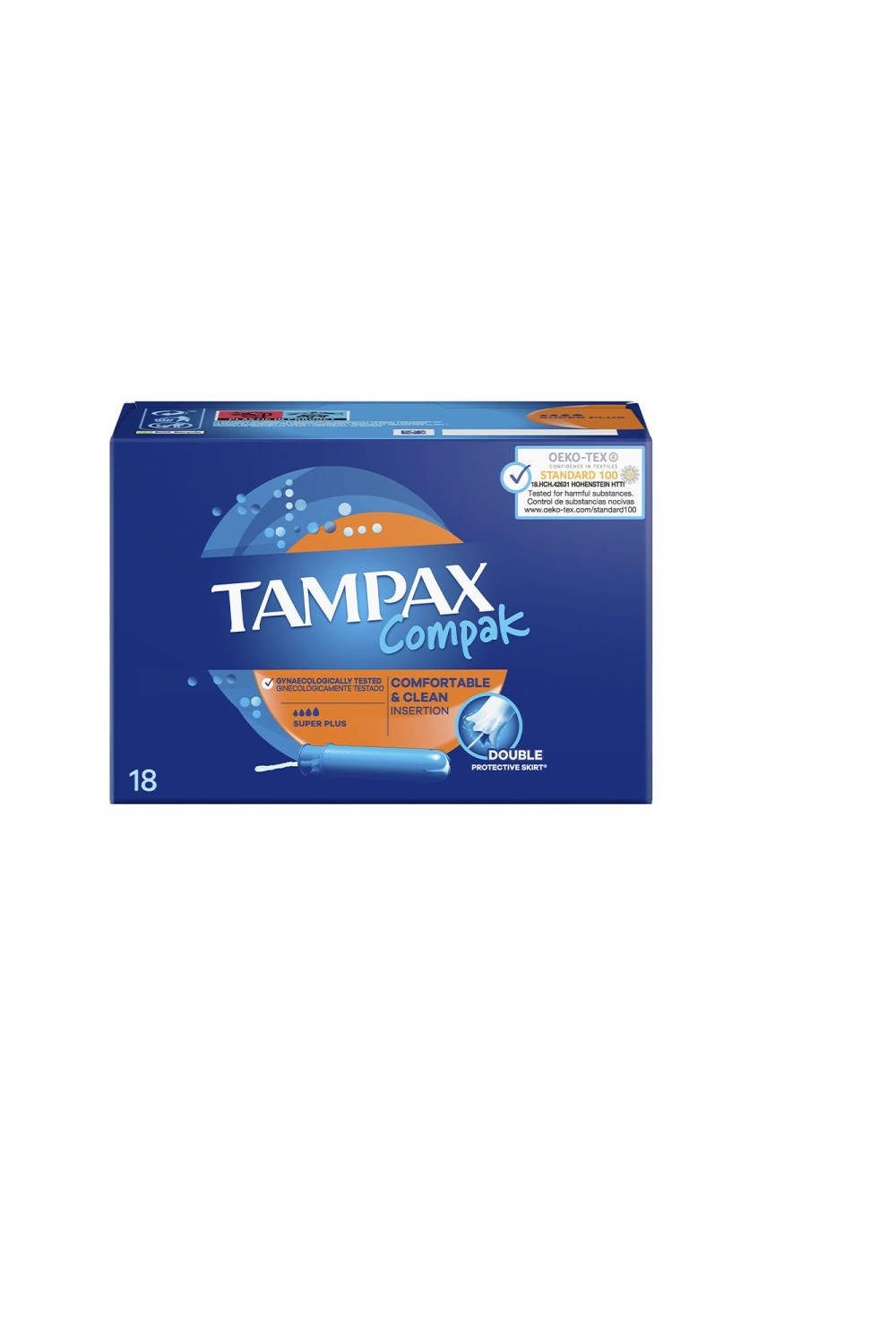 Tampon Tampax Compak S Plus 18