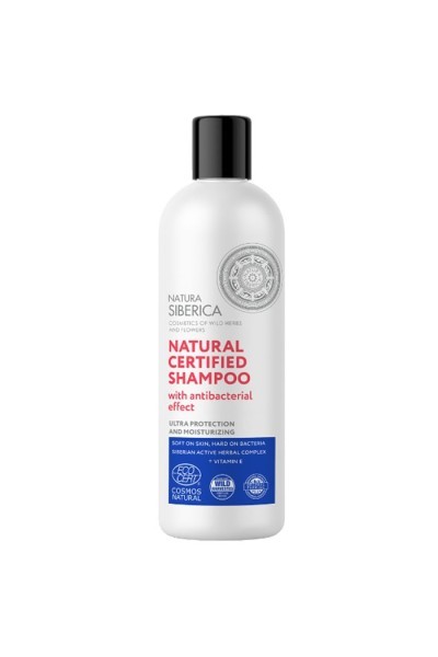 Natura Siberica Natural Certified Shampoo With Antibacterial Effect 400ml