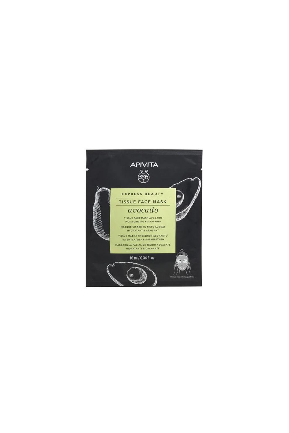 Apivita Sheet Soothing Moisturising Mask 10ml