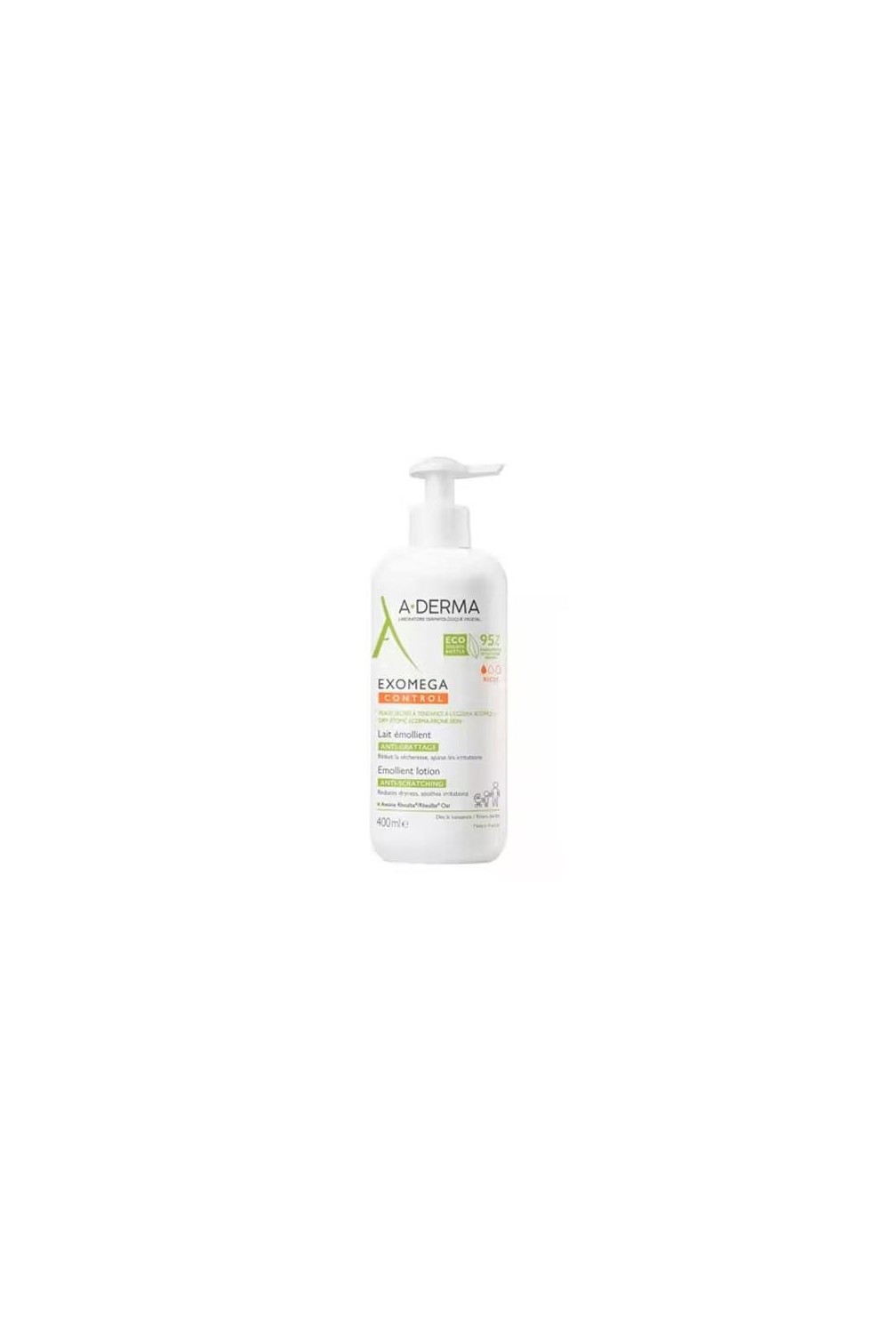 A-Derma Exomega Control Emollient Milk 400ml