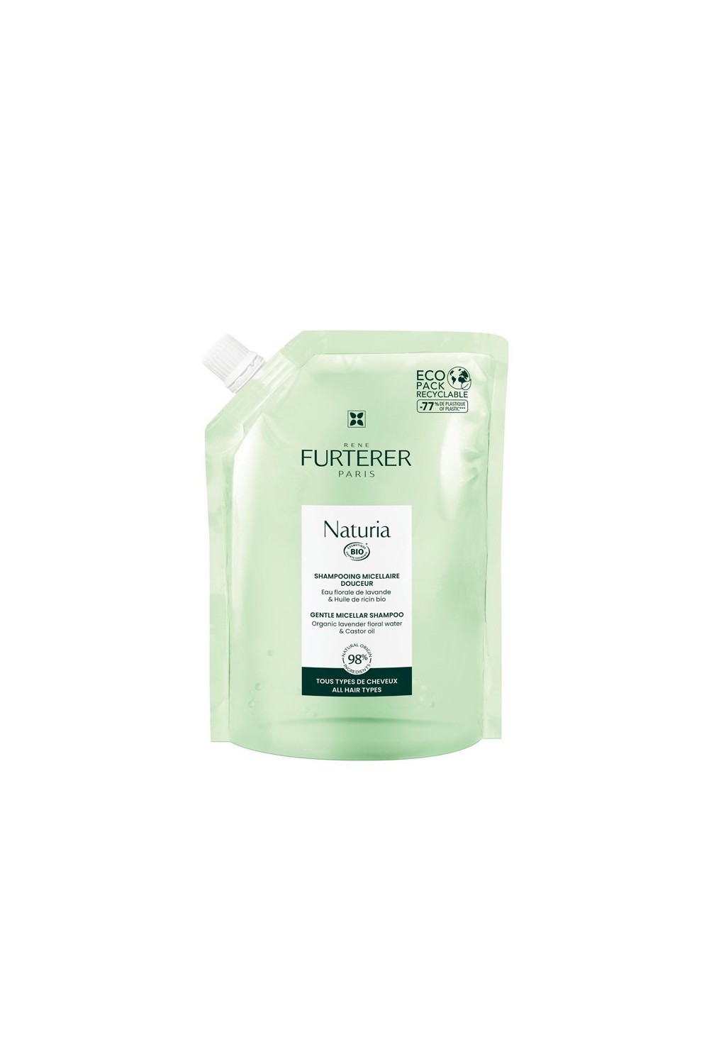 Rene Furterer Naturia Gentle Micellar Shampoo Eco Refill 400ml