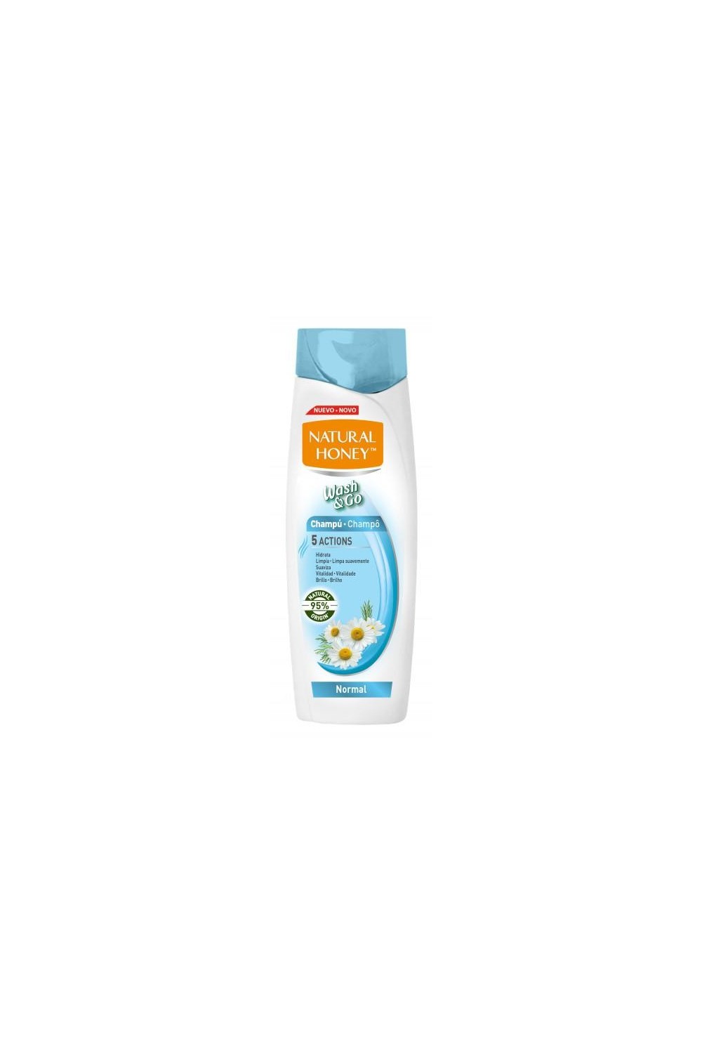 Natural Honey Wash y Go Champú Normal 400ml