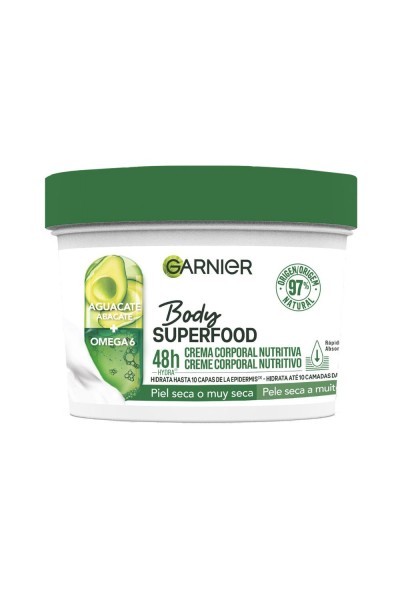 Garnier Body Superfood Nourishing Avocado Body Cream 380ml