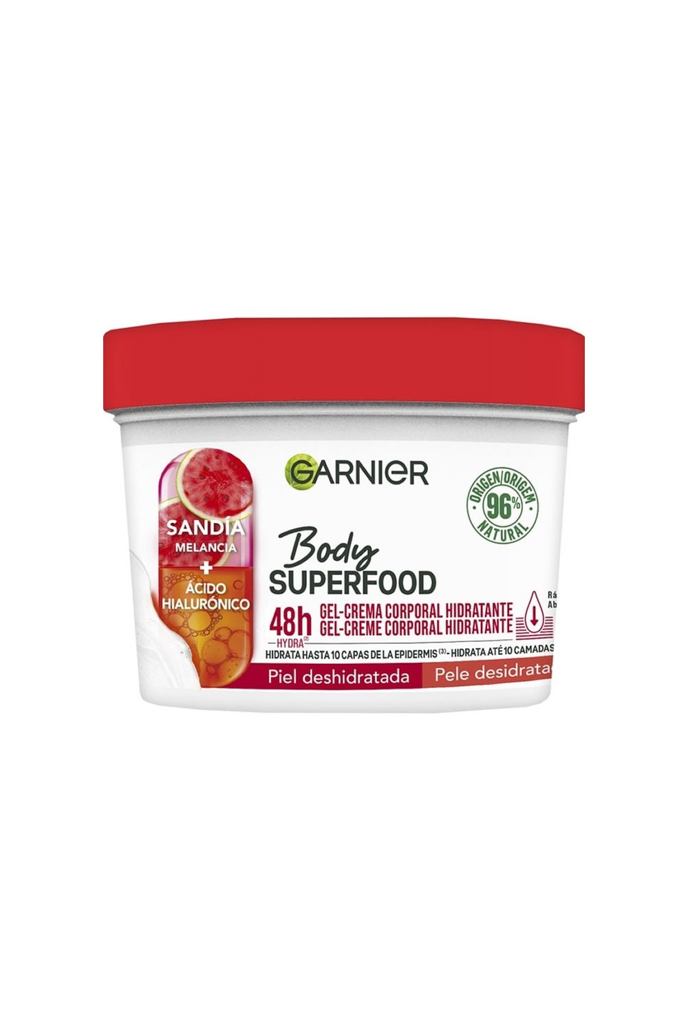 Garnier Body Superfood Watermelon Moisturising Body Cream Gel 380ml