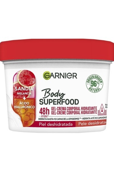 Garnier Body Superfood Watermelon Moisturising Body Cream Gel 380ml