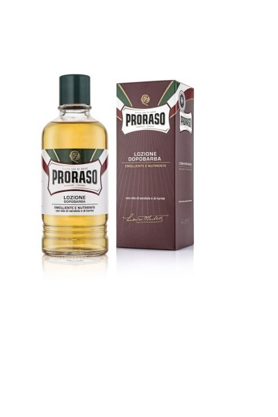 Proraso Profesional After Shave Loción Con Alcohol Sándalo-Karite 400ml