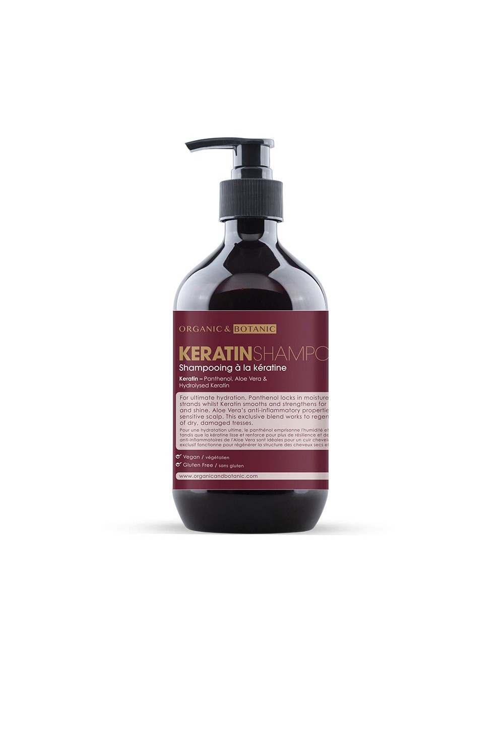 ORGANIC & BOTANIC - Organic and BotanicOb Keratin Shampoo 500ml